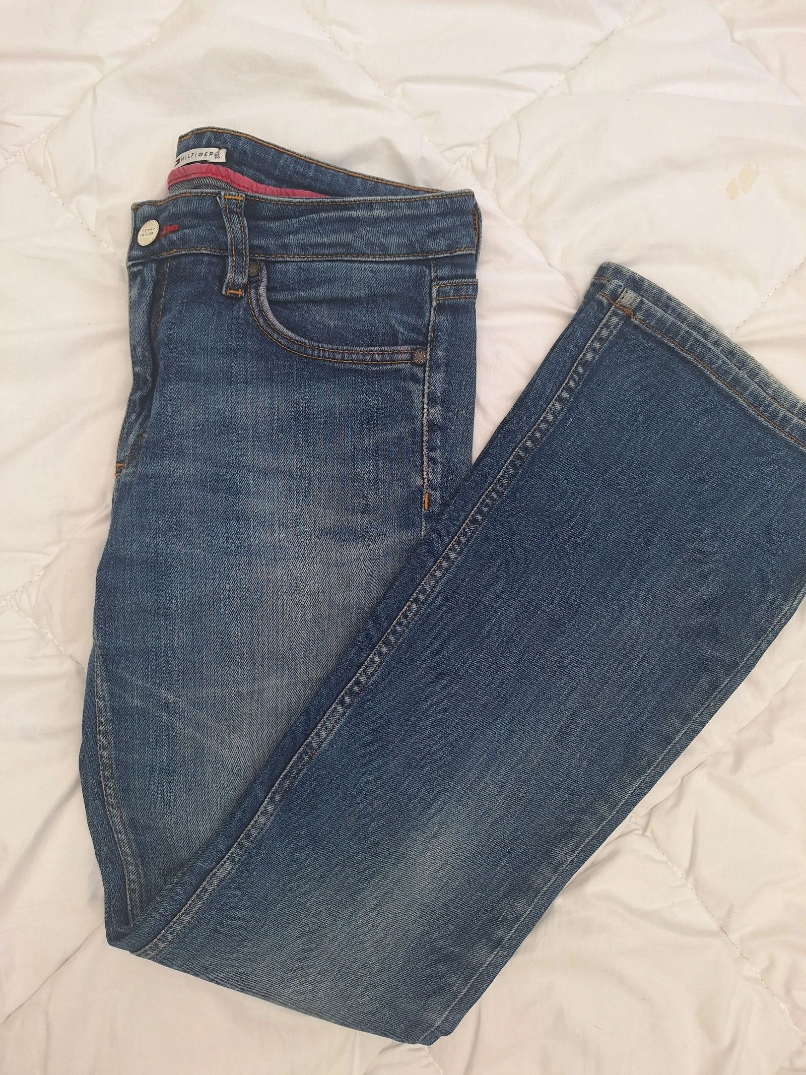 Tommy Hilfiger bootcut jeans blauw maat 28/32